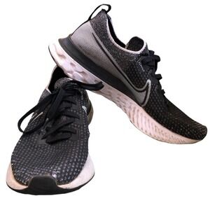 Nike React Infinity Run Flyknit 2 CT2357-101 White Black Size 10.5